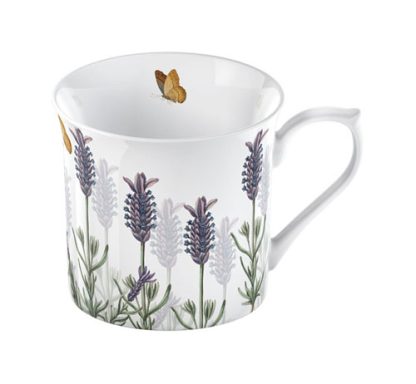 Lavendel Mugg Vit