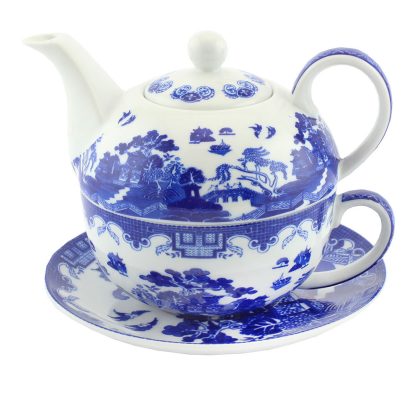 Blue Willow Tea for one