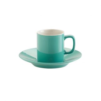 Espressokopp & fat Grön Jade