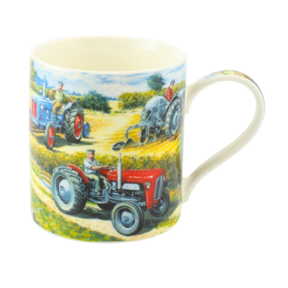 Mugg med traktorer