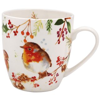 Winter Robins frukostmugg