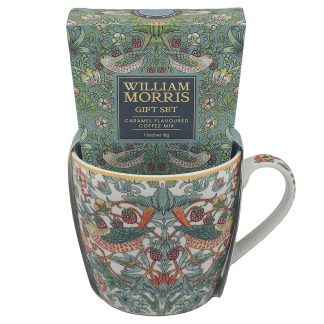 W Morris Strawberry Thief Frukostmugg & kaffe