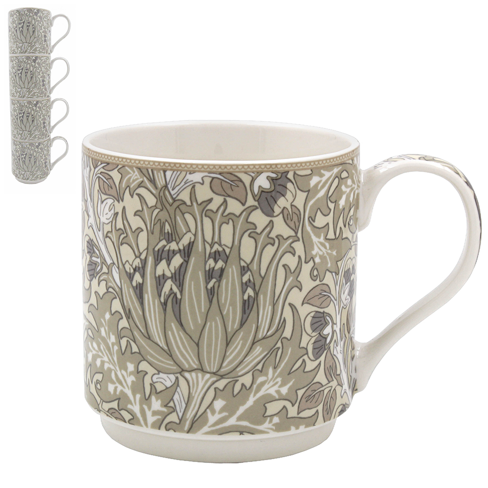 William Morris Artichoke 4 stapelbara muggar