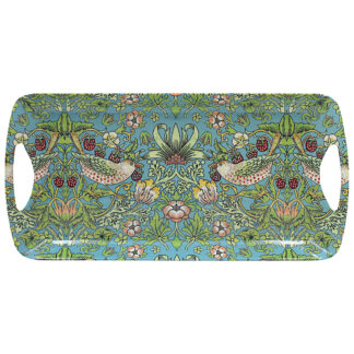 William Morris Teal Strawberry Thief Sandwichbricka
