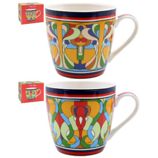Art Deco Fantasy Frukostmugg 2-mix