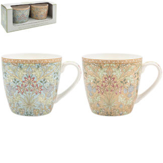 William Morris Hyacinth Mix 2 frukostmuggar i presentförpackning