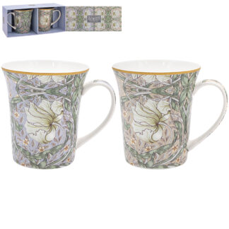 William Morris Pimpernel Mix 2 muggar i presentförpackning