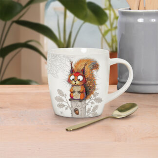Bug Art Sarah Squirrel Mugg
