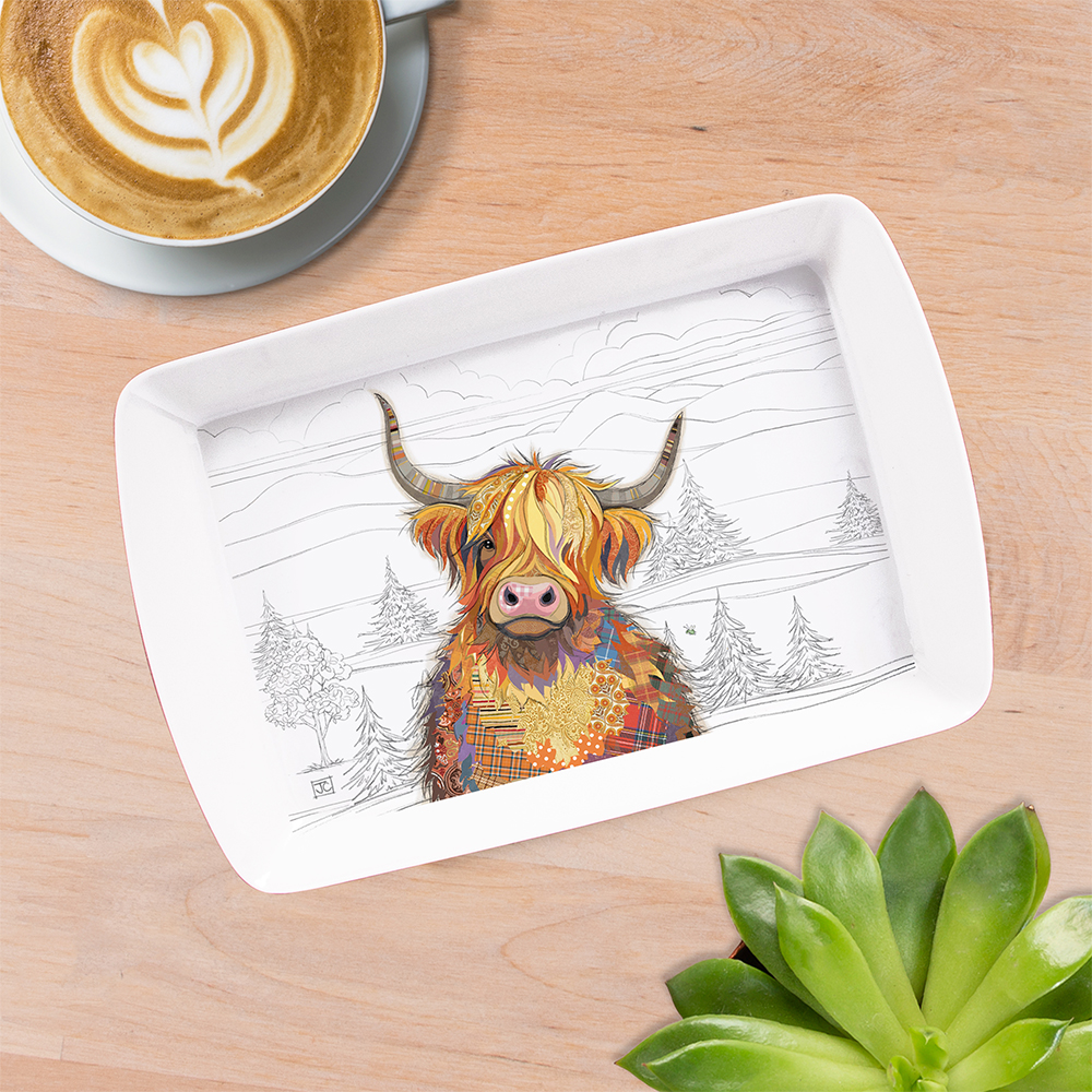 Bug Art Cameron Cow liten bricka