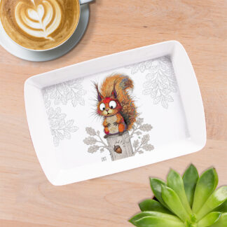 Bug Art Sarah Squirrel liten bricka