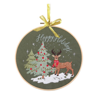 Korsstygnskit Happy Holidays